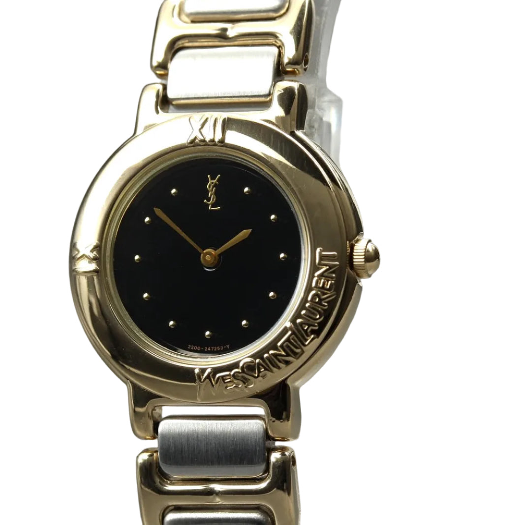 Yves Saint Laurent 2200-229789 Watch - Black, Stainless Steel