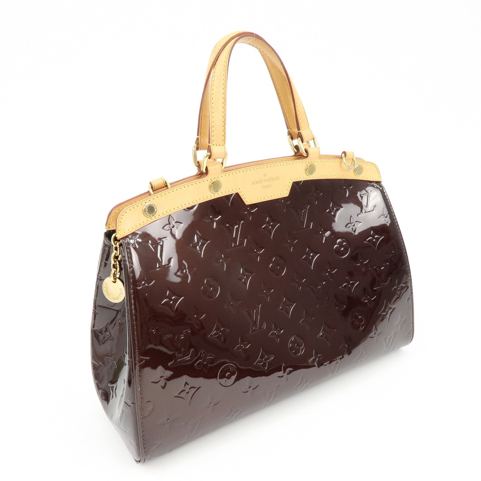 Louis Vuitton Monogram Vernis Brea MM 2Way Shoulder Bag - Amarante, Vernis Leather
