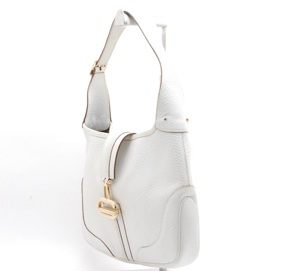 Gucci Shoulder Bag - White, Leather
