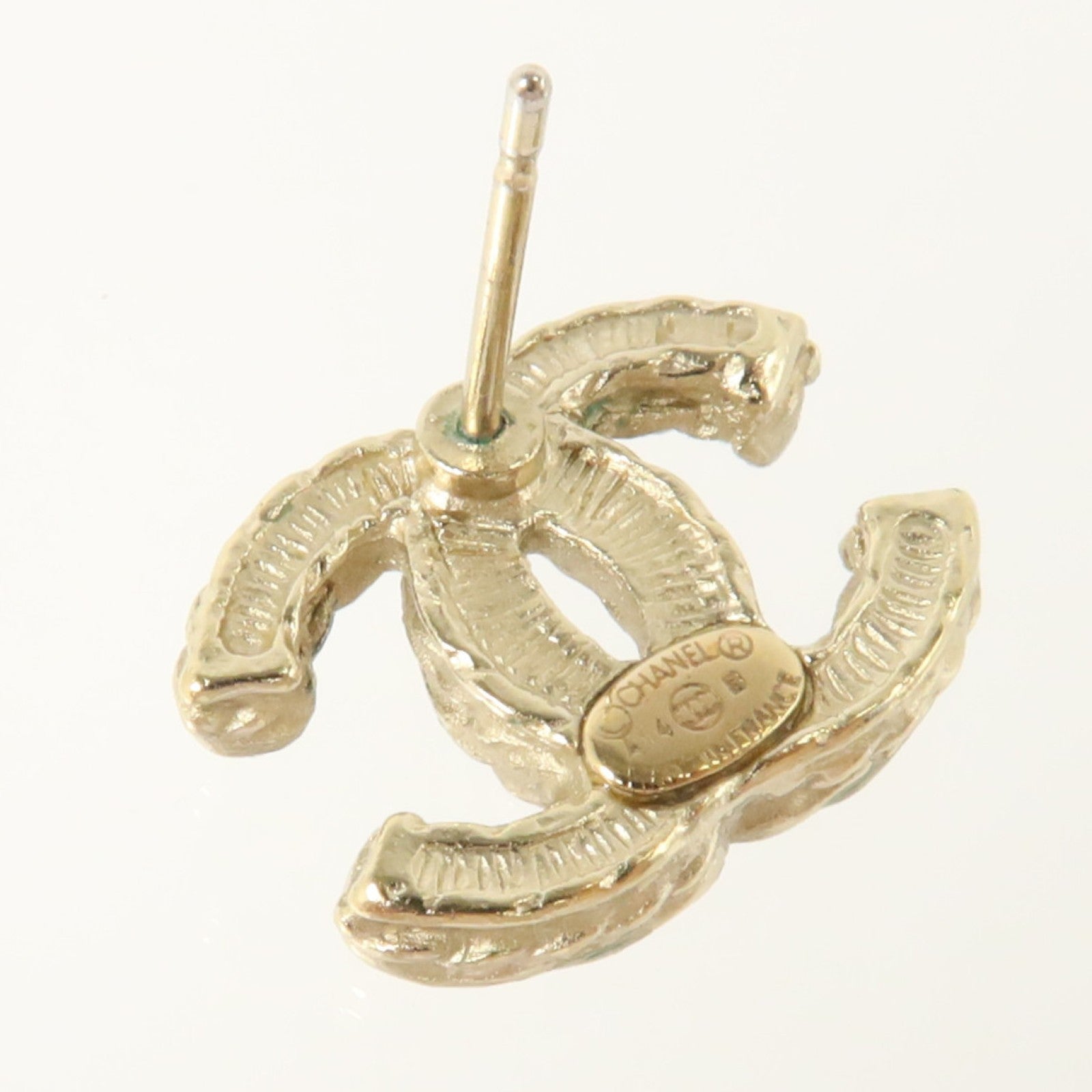 CHANEL CC Earrings - White, Other