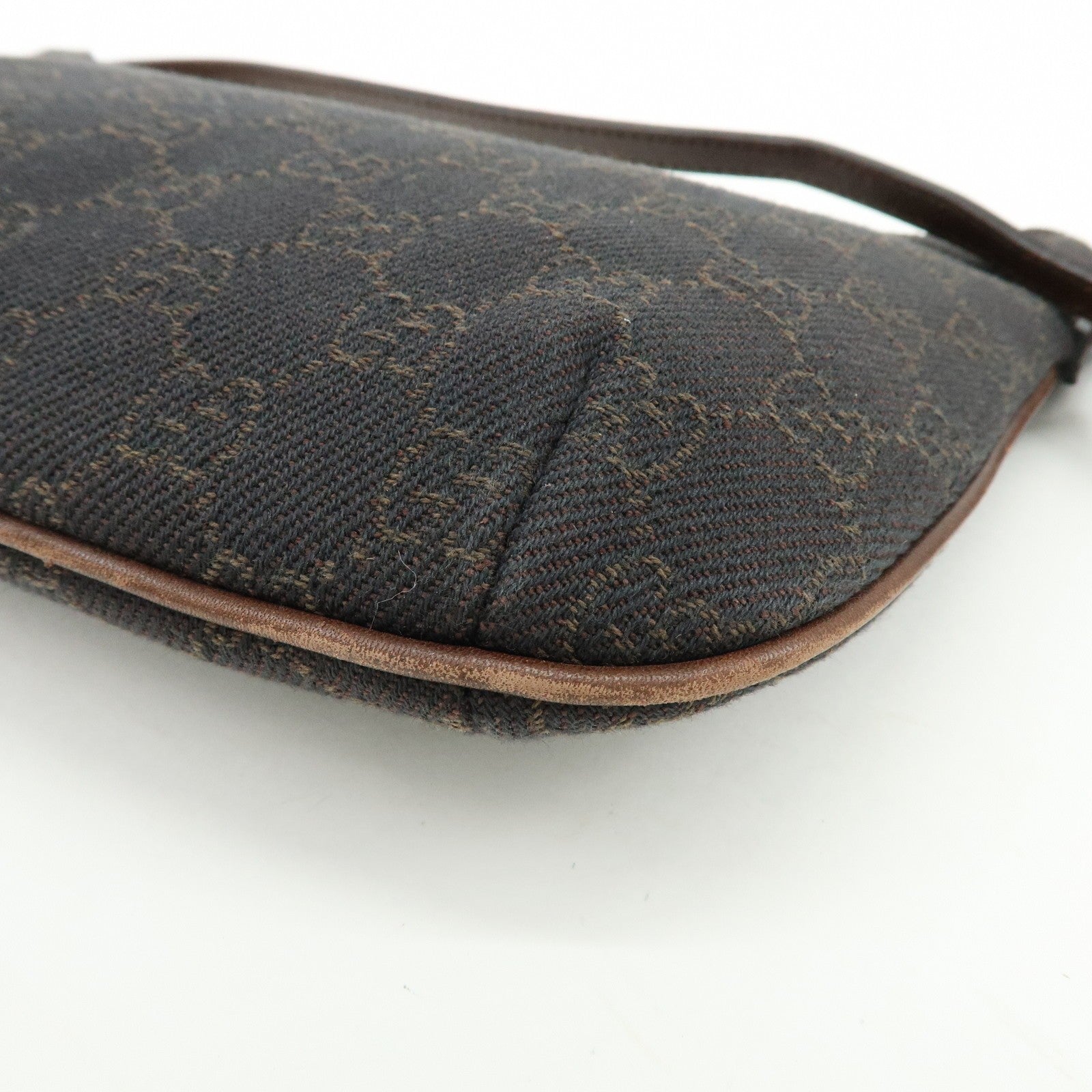 Gucci Shoulder Bag - Brown, Canvas and Leather