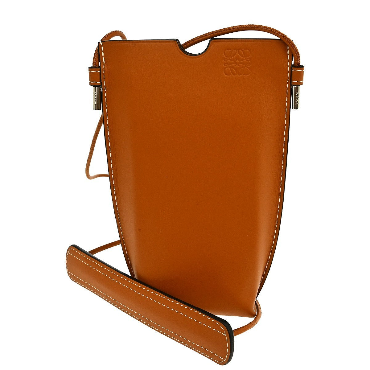 Loewe Gate Pocket Shoulder Bag - Brown, Leather