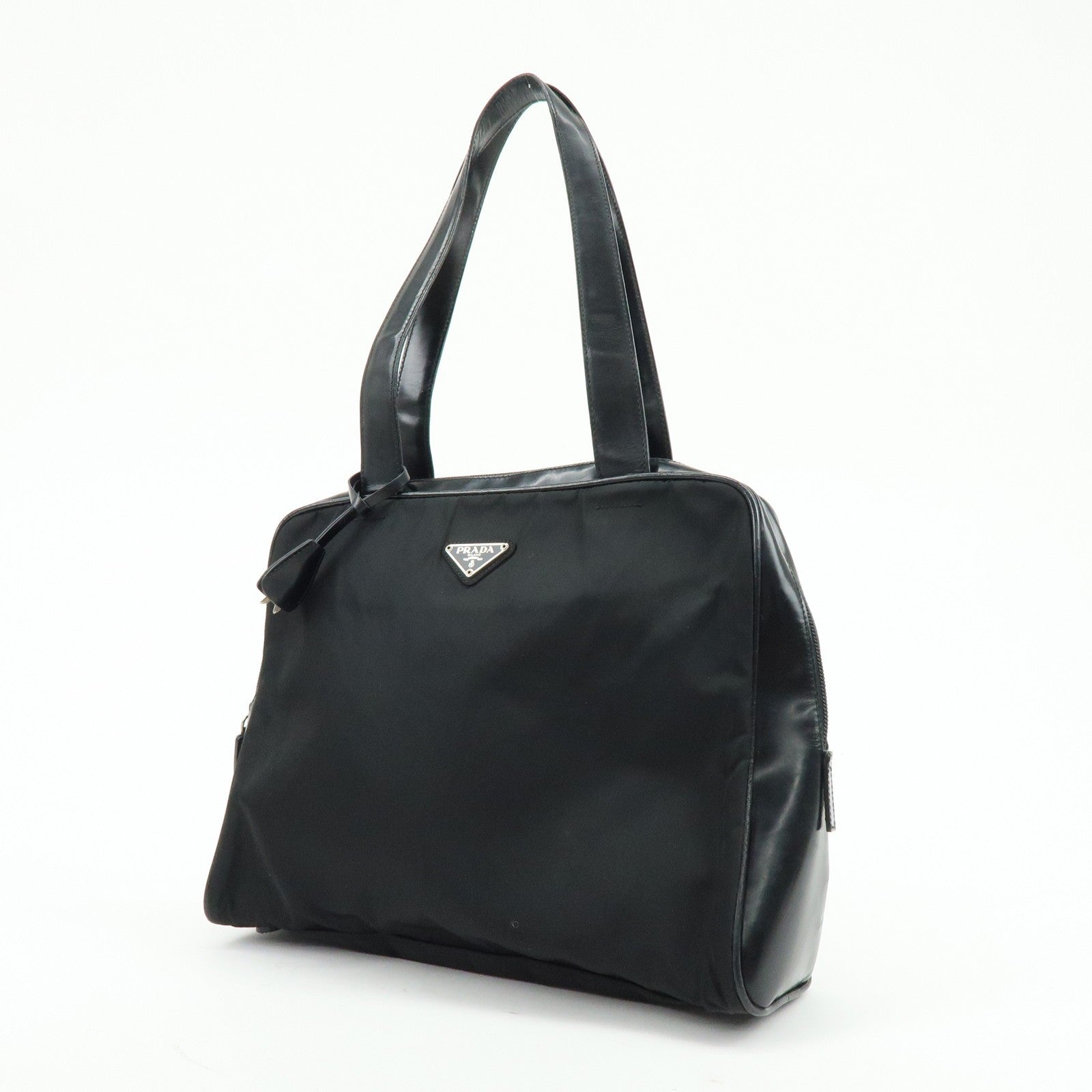 Prada Shoulder Bag - Black, Nylon and Leather