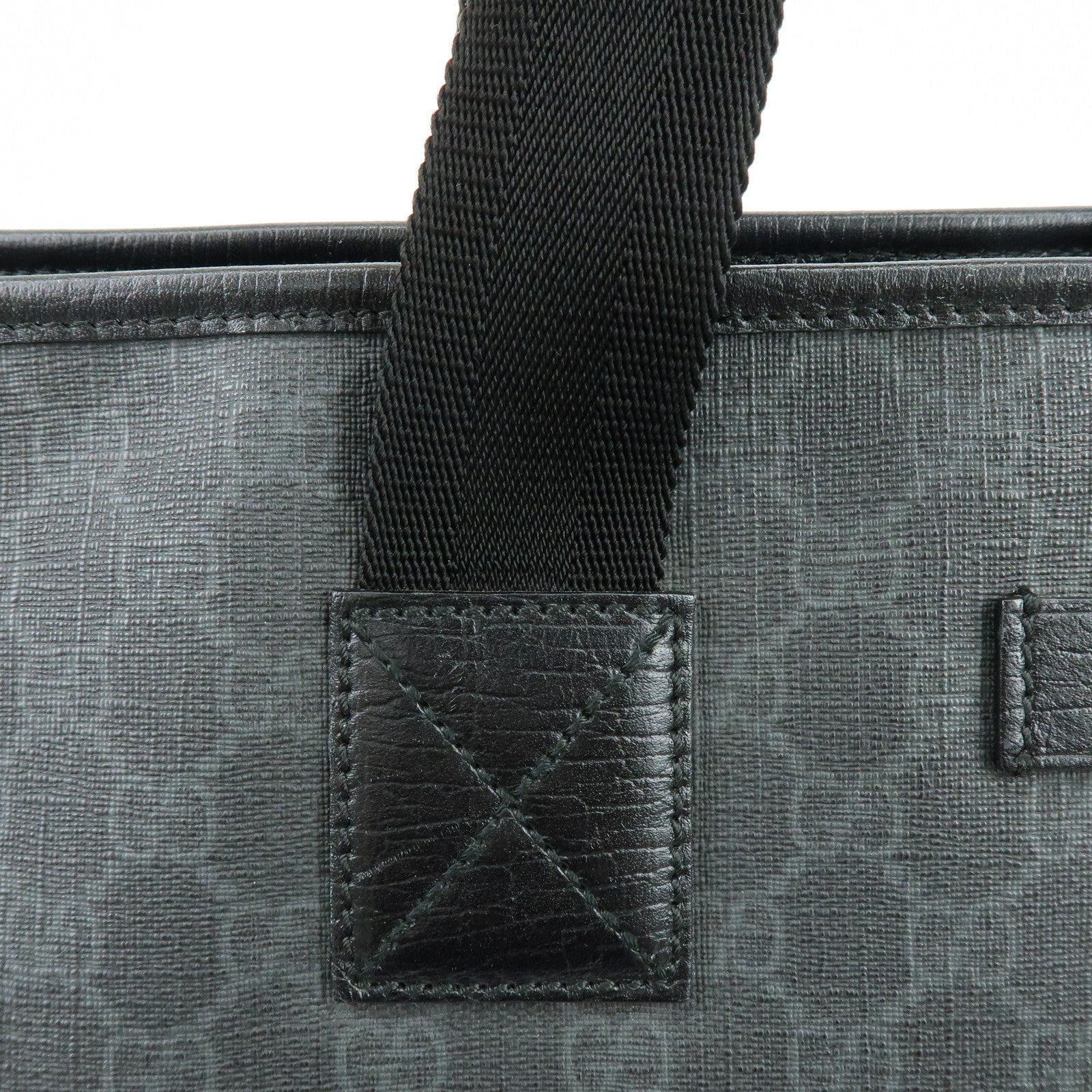 GUCCI GG Supreme 2Way Bag Hand Bag Shoulder Bag Black