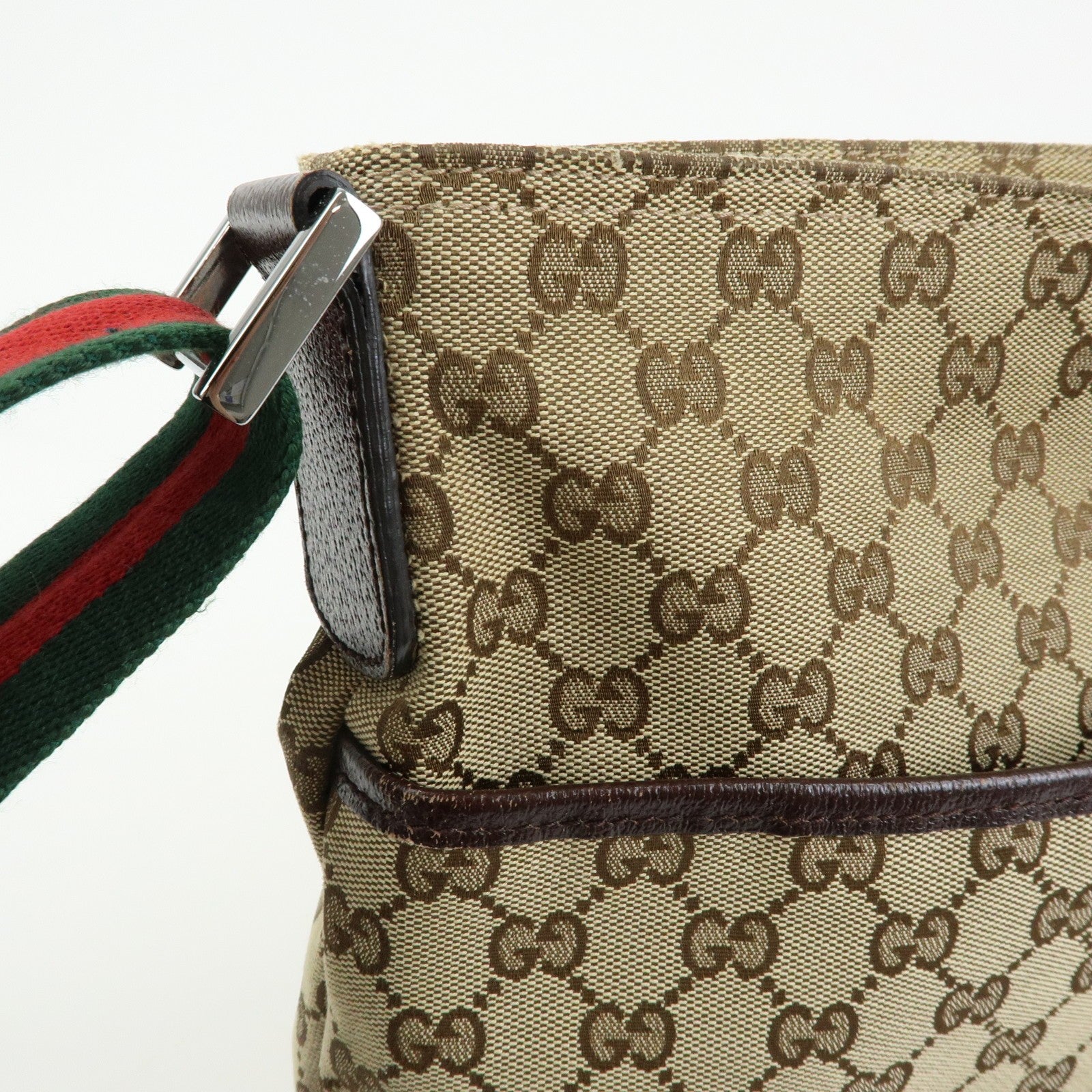 Gucci Shoulder Crossbody Bag - Beige, GG Canvas, Leather