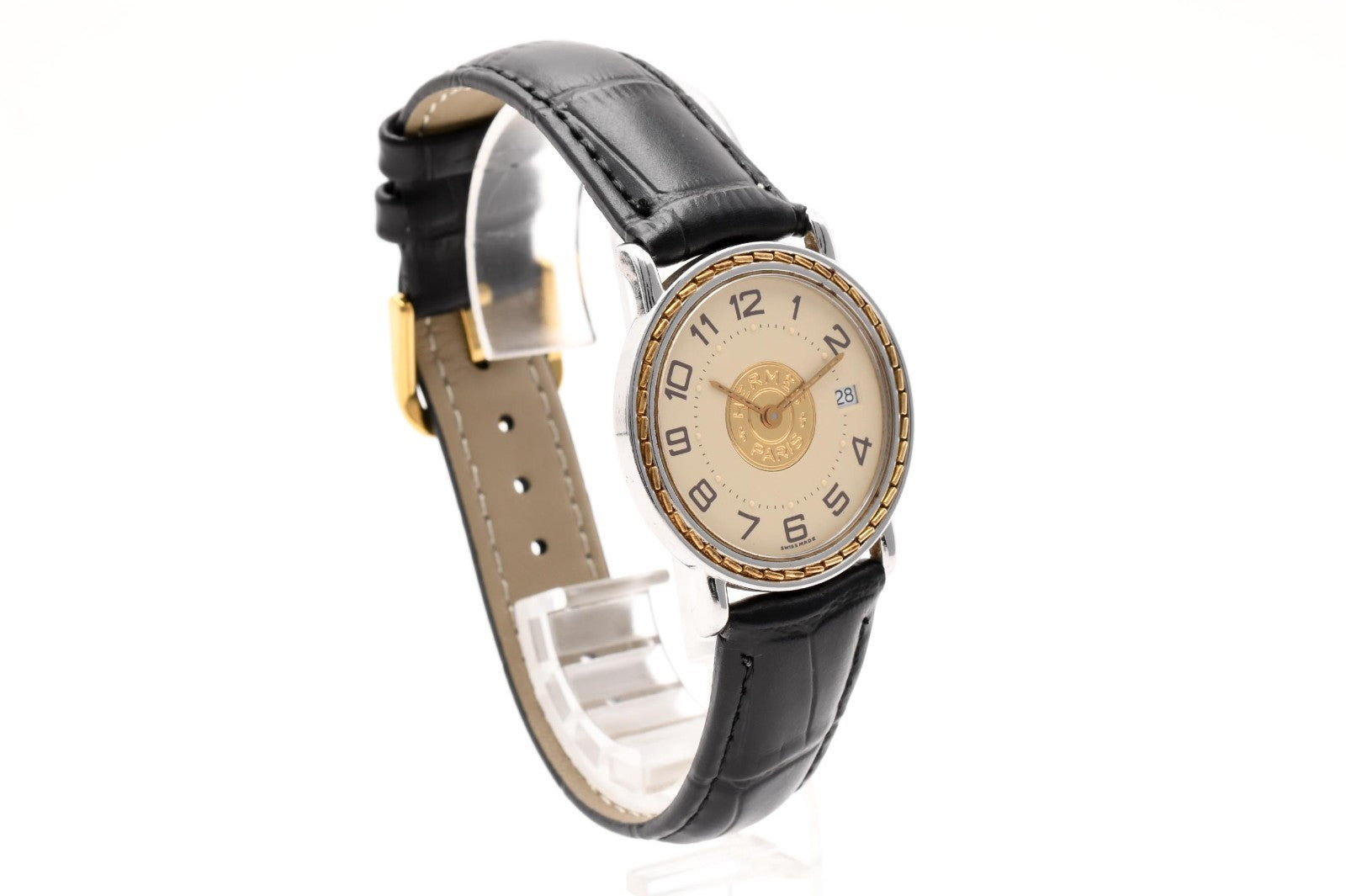 Hermès SE4.240 Watch - Cream, Stainless Steel