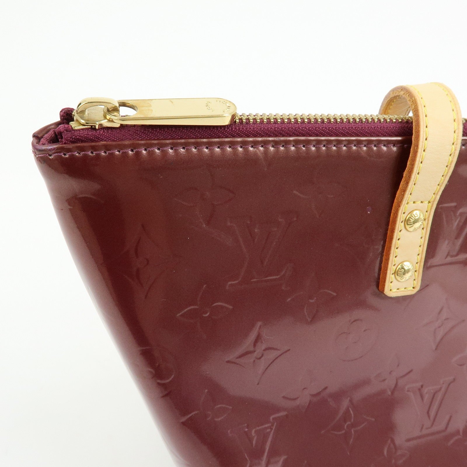 Louis Vuitton Monogram Vernis Bellevue PM Hand Bag Violet