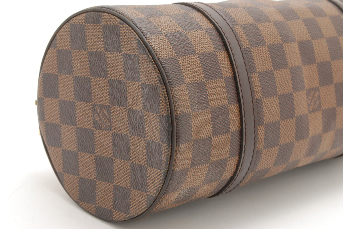 Louis Vuitton Damier Ebene Papillon 30 Hand Bag - Brown, PVC Leather