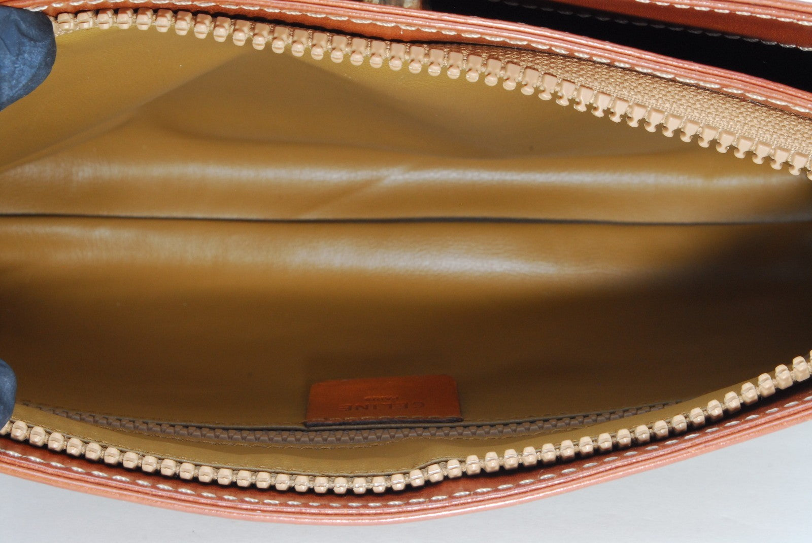 Celine Macadam Clutch Bag - Beige, PVC Leather 