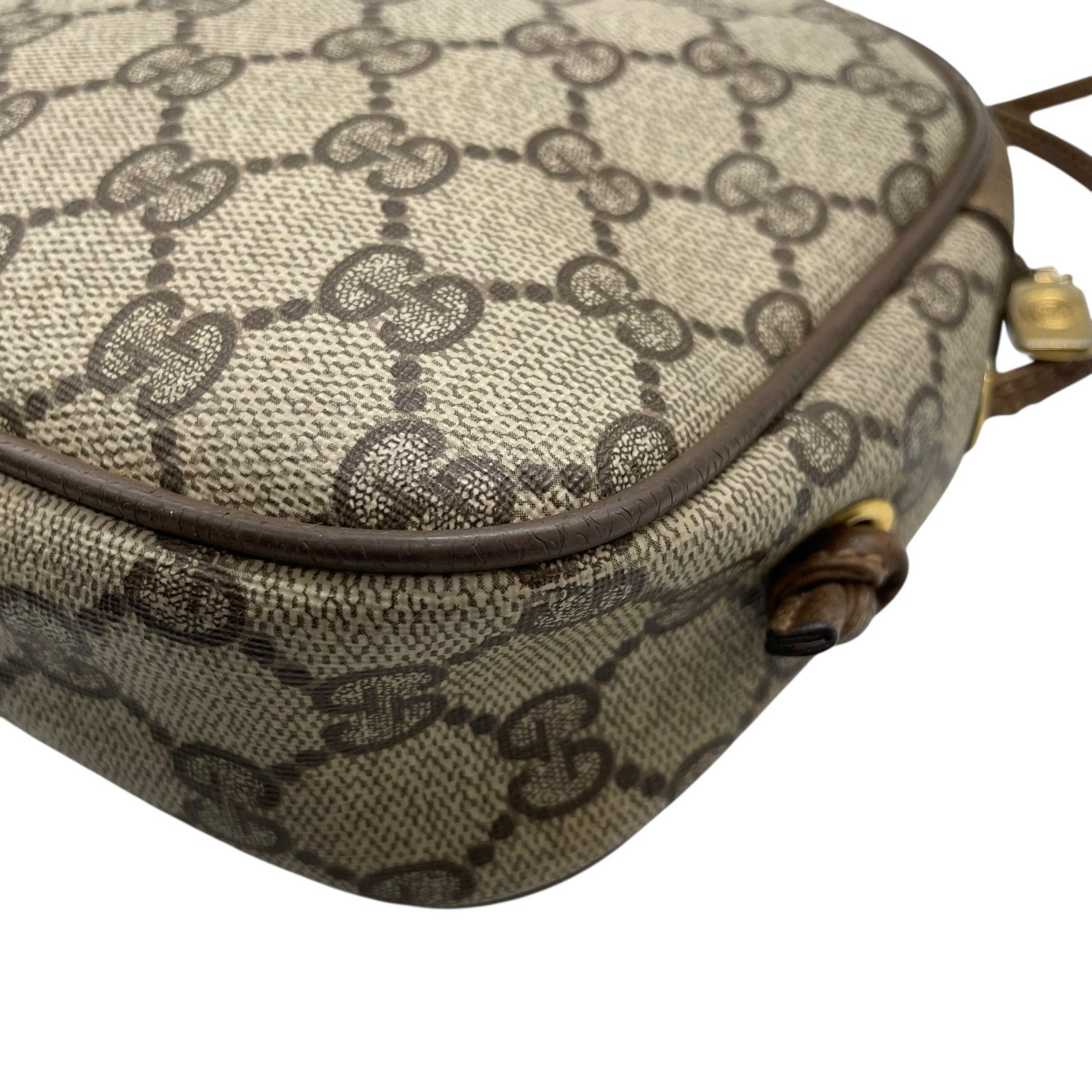 Gucci GG Supreme Shoulder Bag - Brown, PVC Leather