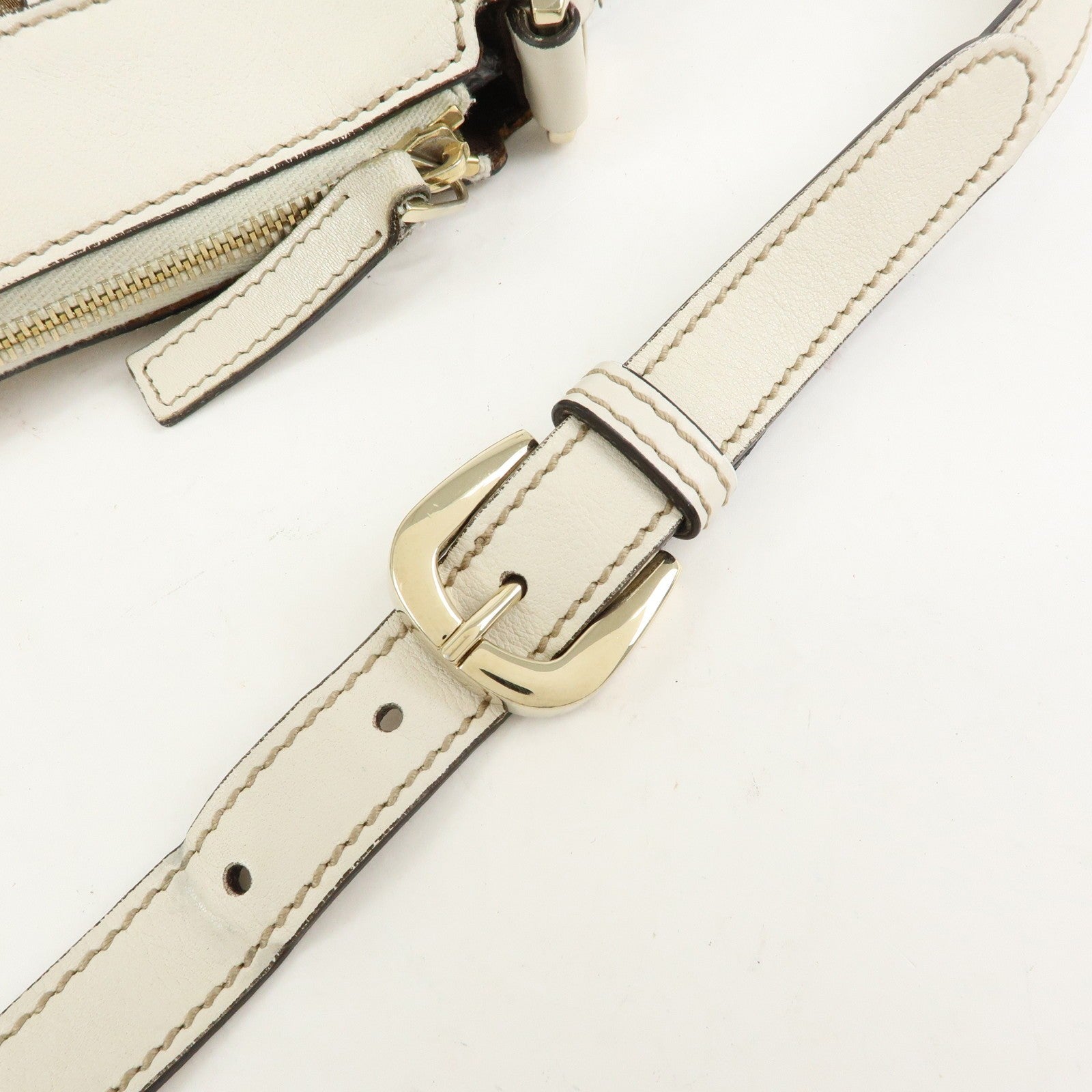 Gucci Abbey Shoulder Bag - Beige, GG Canvas, Leather