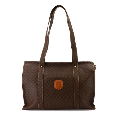 Celine Macadam Tote Bag - Brown, PVC Leather