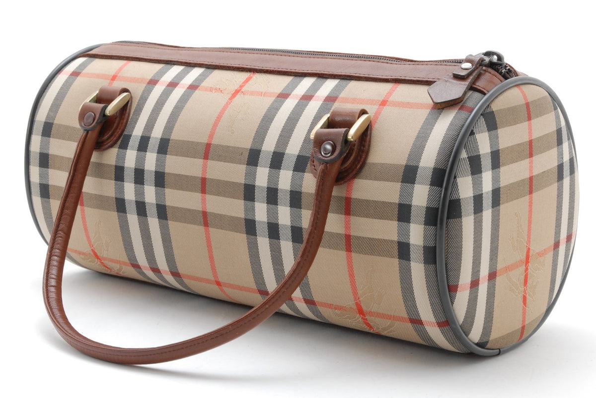 Burberry Nova Shoulder Bag - Brown, Canvas