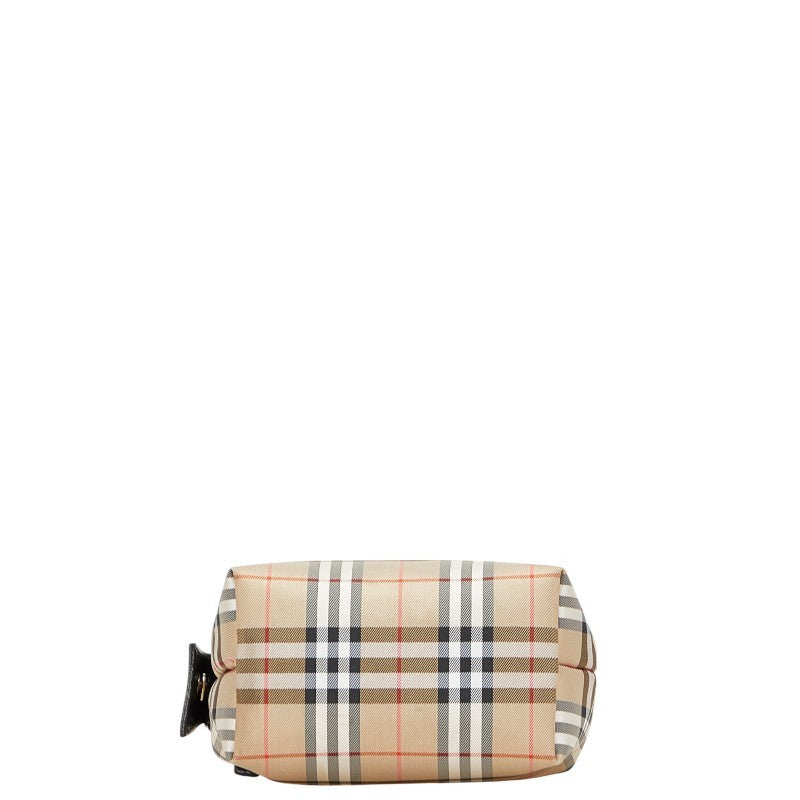 Burberry Nova Check Pouch - Beige Black, Canvas