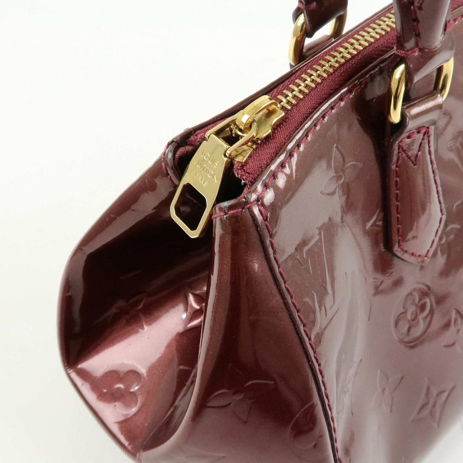 Louis Vuitton Boston Bag - Rouge Fauviste, Vernis Leather