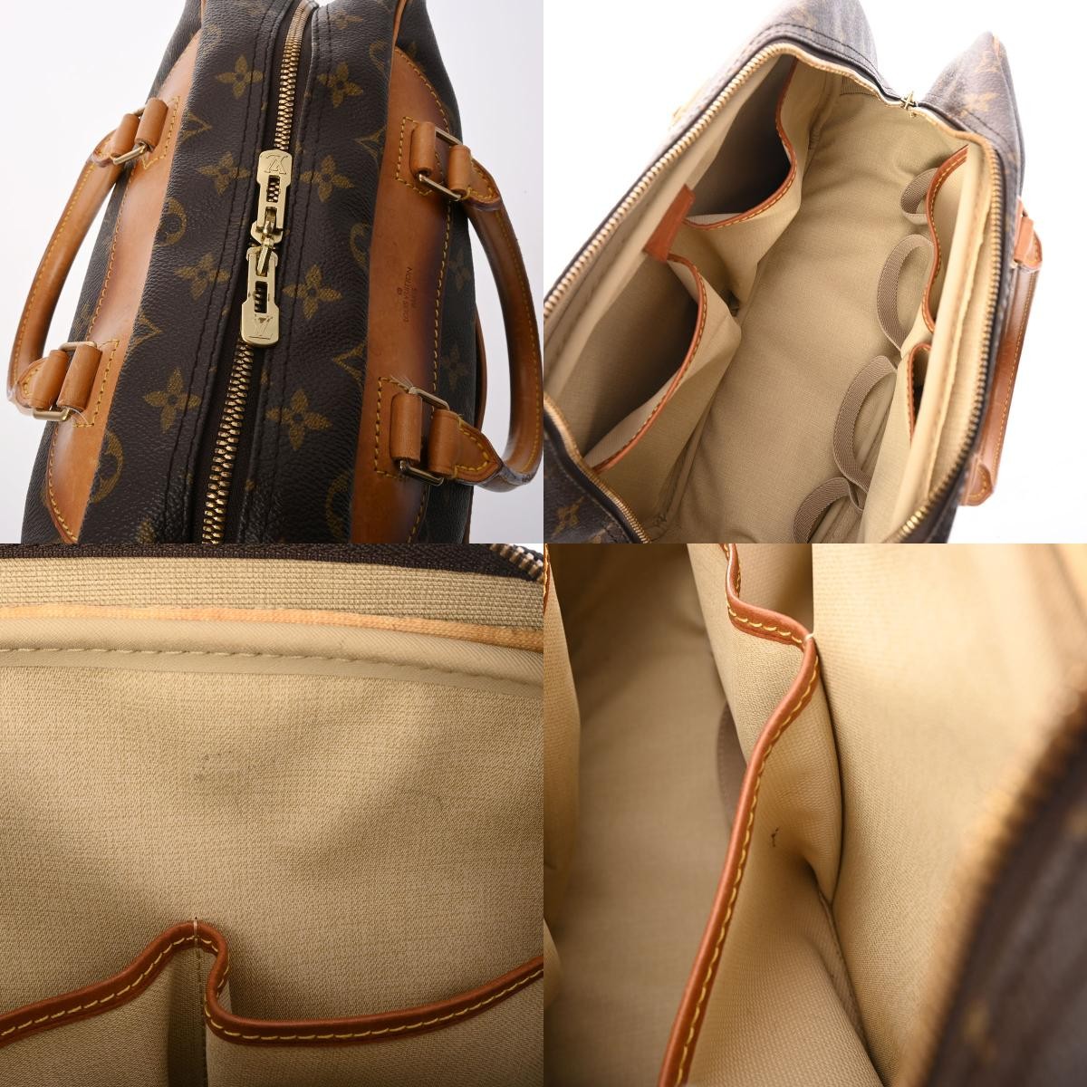 Louis Vuitton Deauville Handbag - Brown, Monogram Canvas 