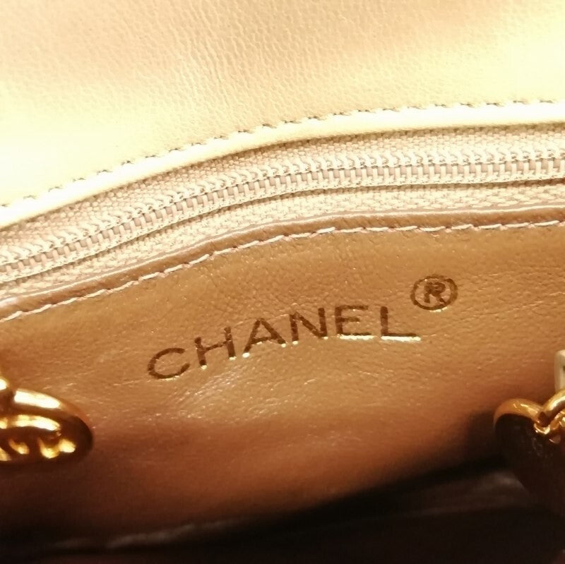 Chanel Bicolor Matelasse Waist Pouch Bag - Beige, Lambskin