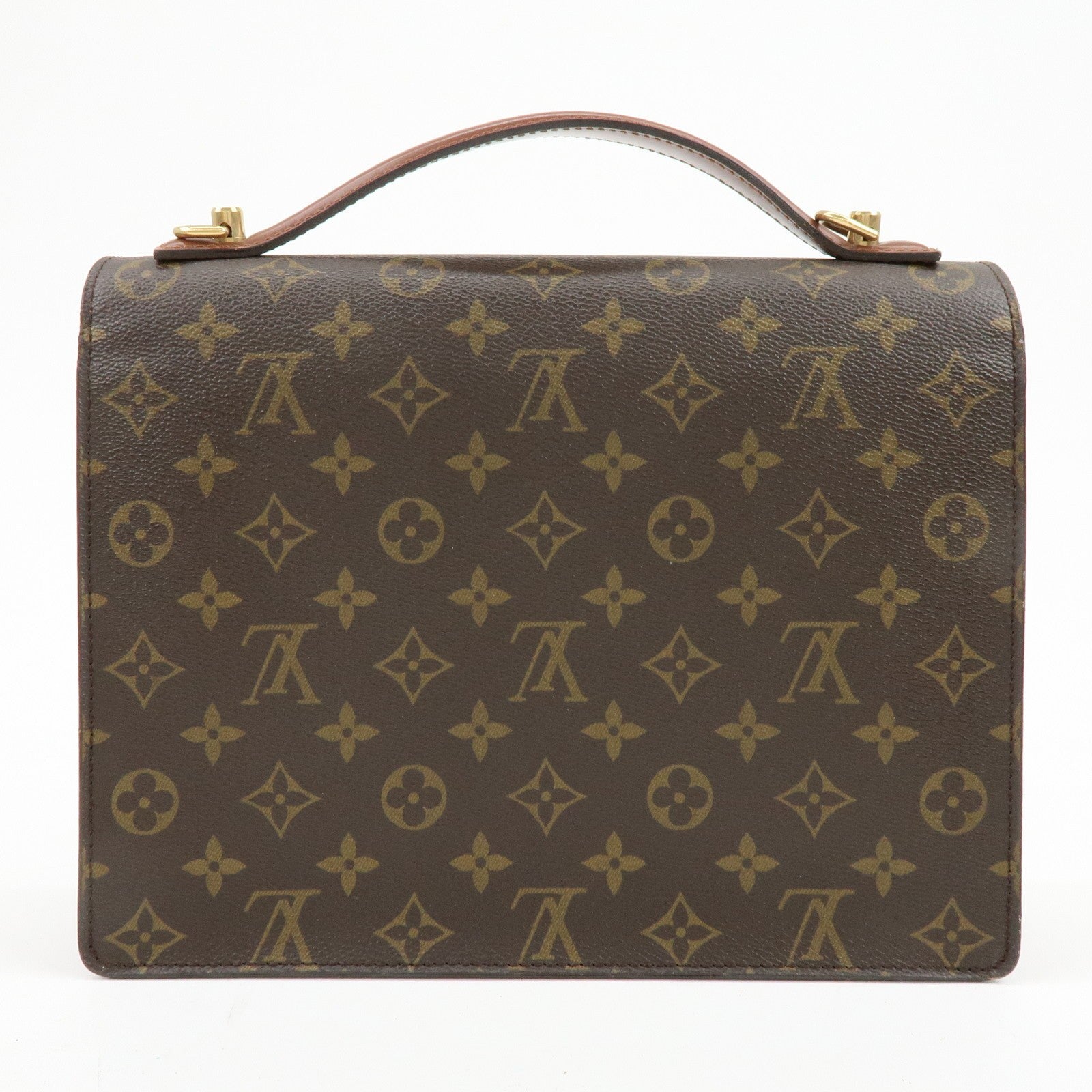 Louis Vuitton Monogram Monceau 28 2Way Bag - Brown, Canvas and Leather