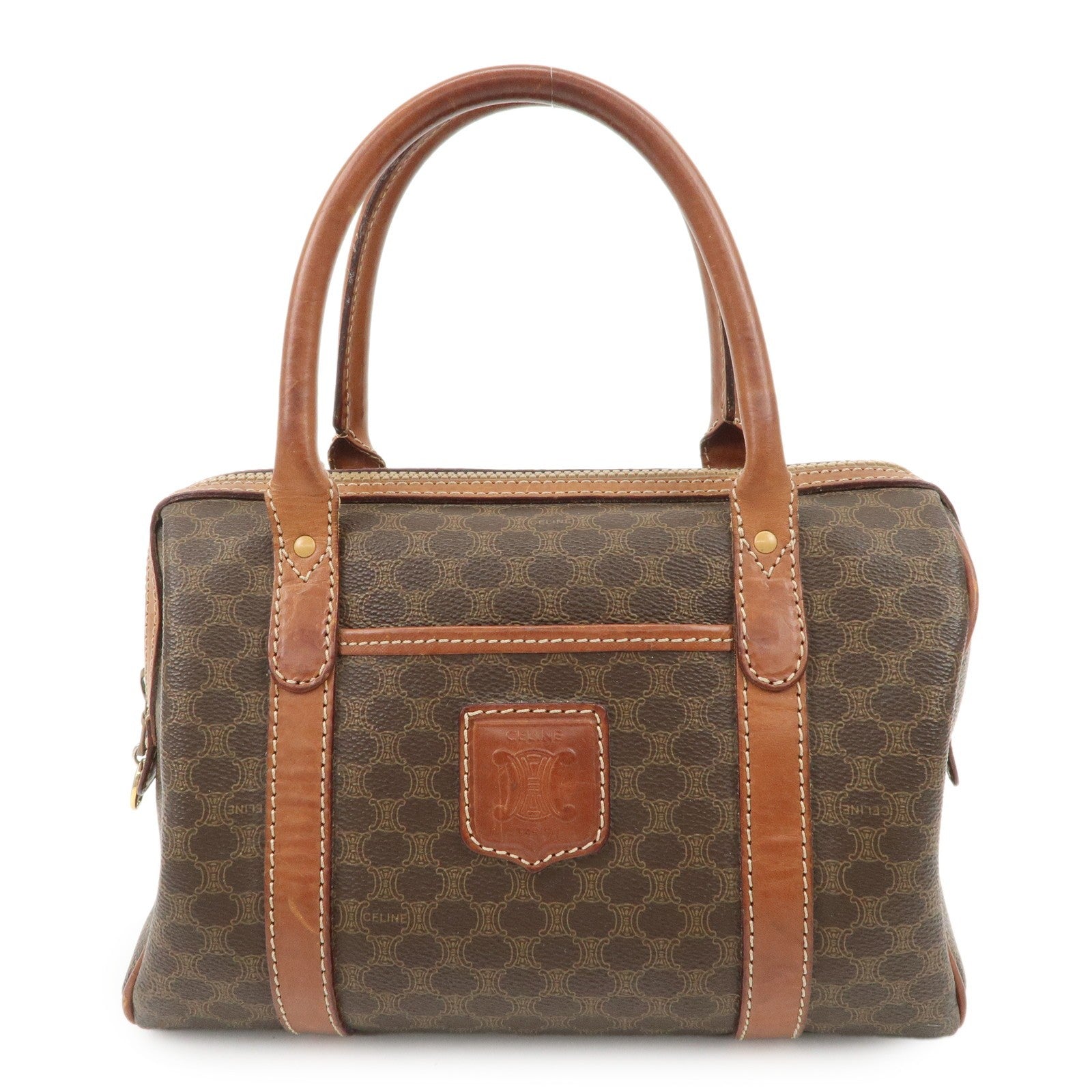 Celine Boston Bag - Brown, PVC