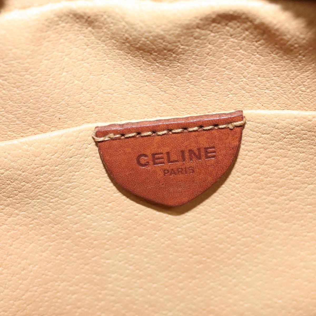 Celine Macadam Shoulder Bag - Brown/Gold, PVC Leather