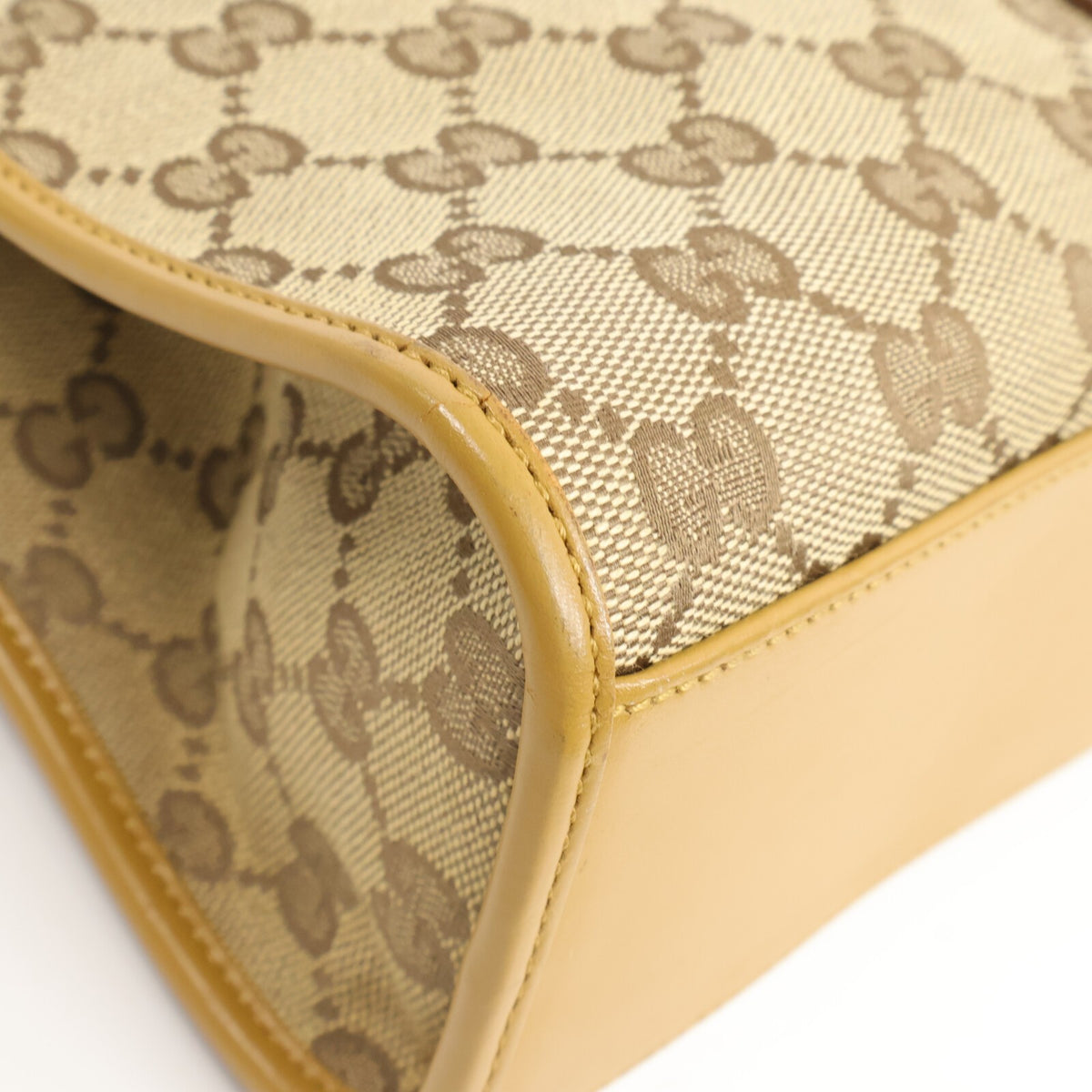 Gucci GG GHW Jackie Shoulder Bag - Beige, GG Canvas