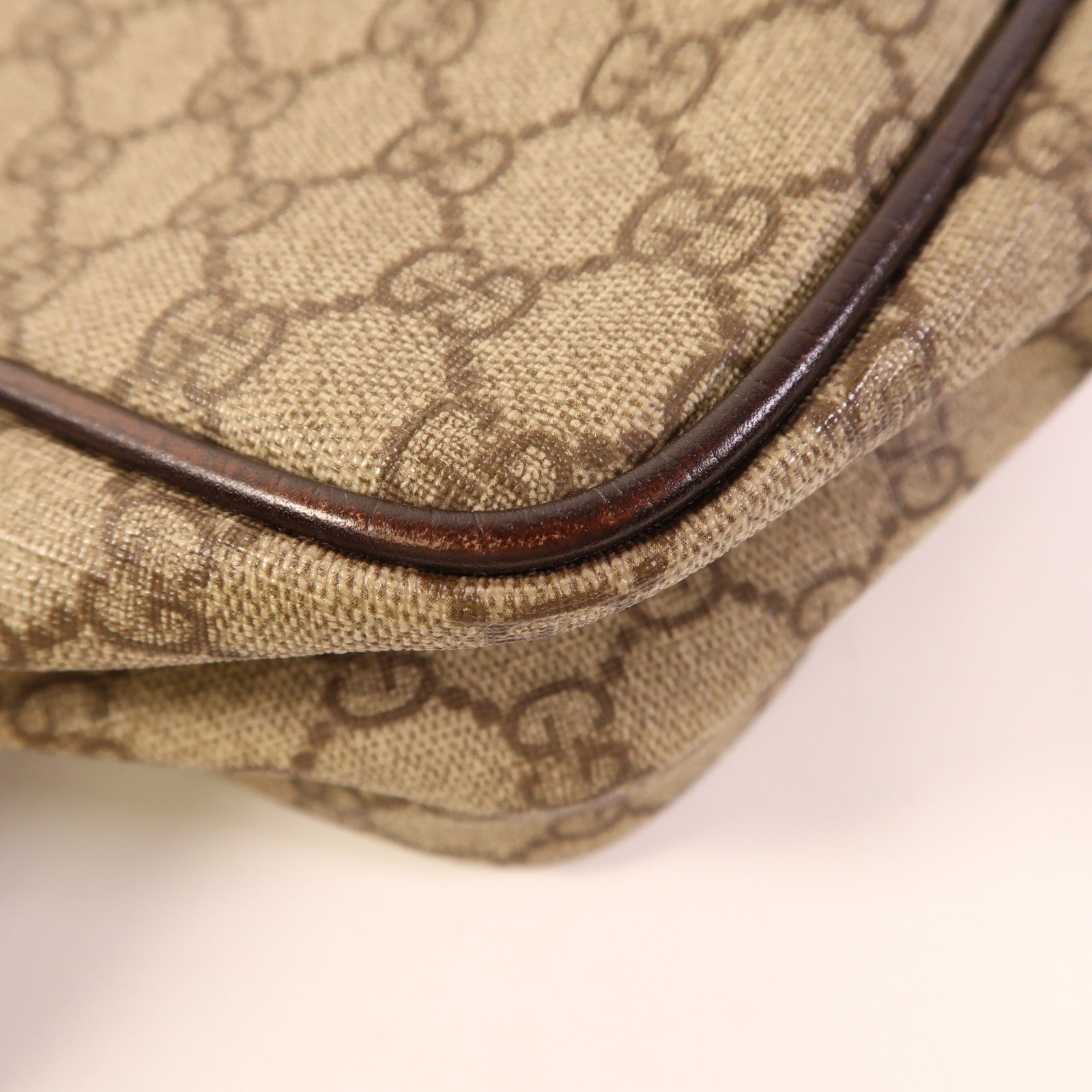 Gucci GG SHW Shoulder Bag - Brown, PVC Coated Canvas
