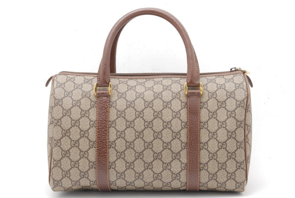 Gucci GG Supreme Handbag - Brown, PVC Leather