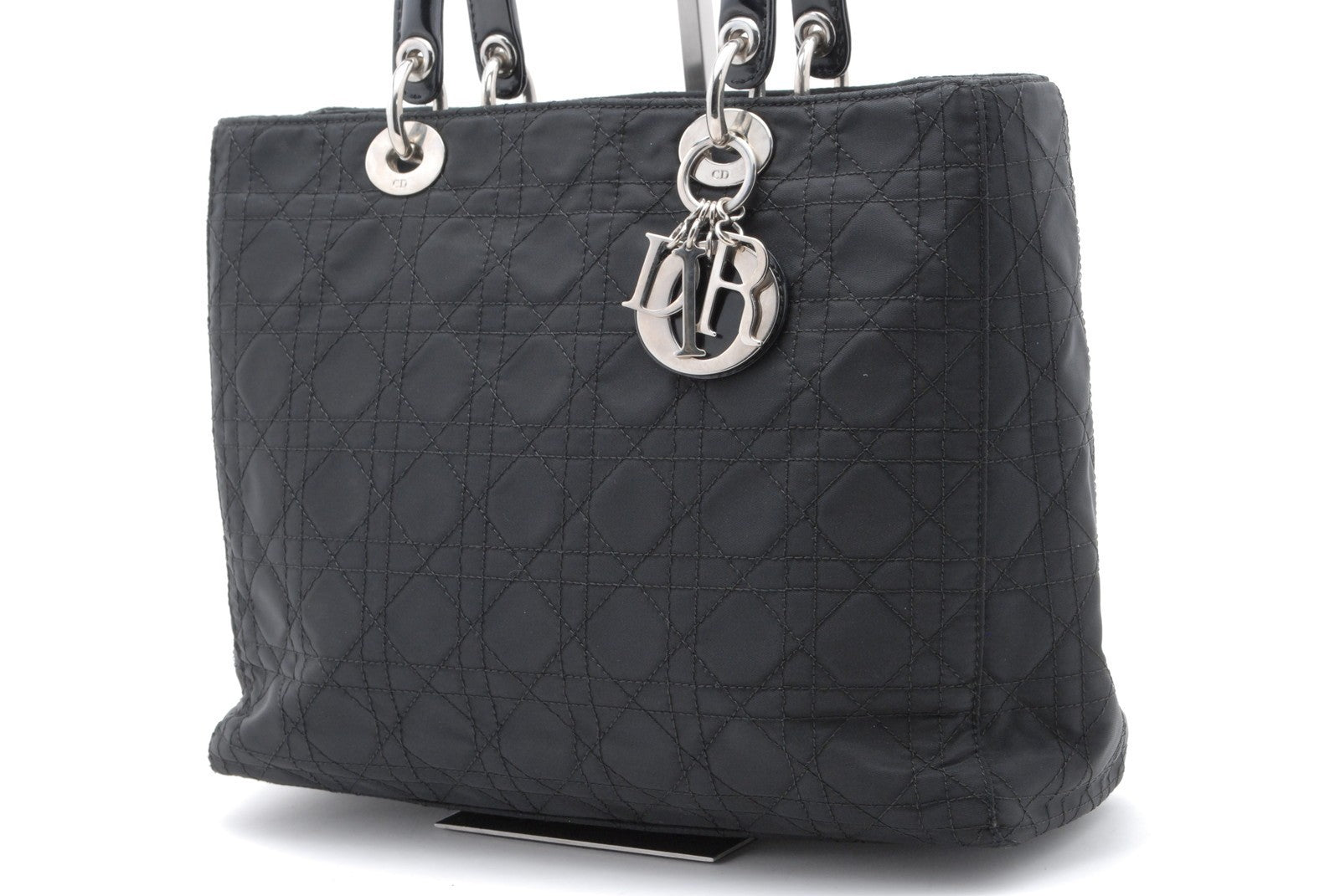 Dior Lady Dior Handbag - Black, Nylon