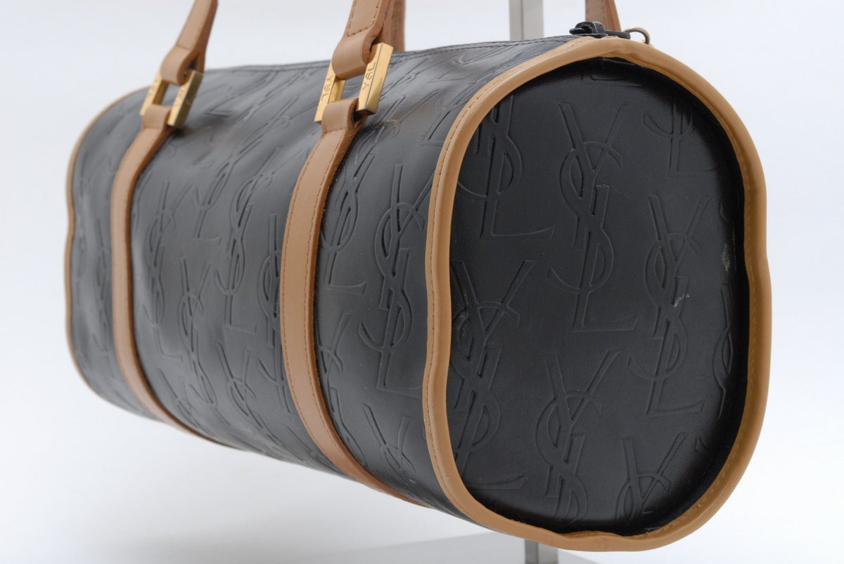 Saint Laurent Yves Saint Laurent Hand Bag - Black Brown, Leather
