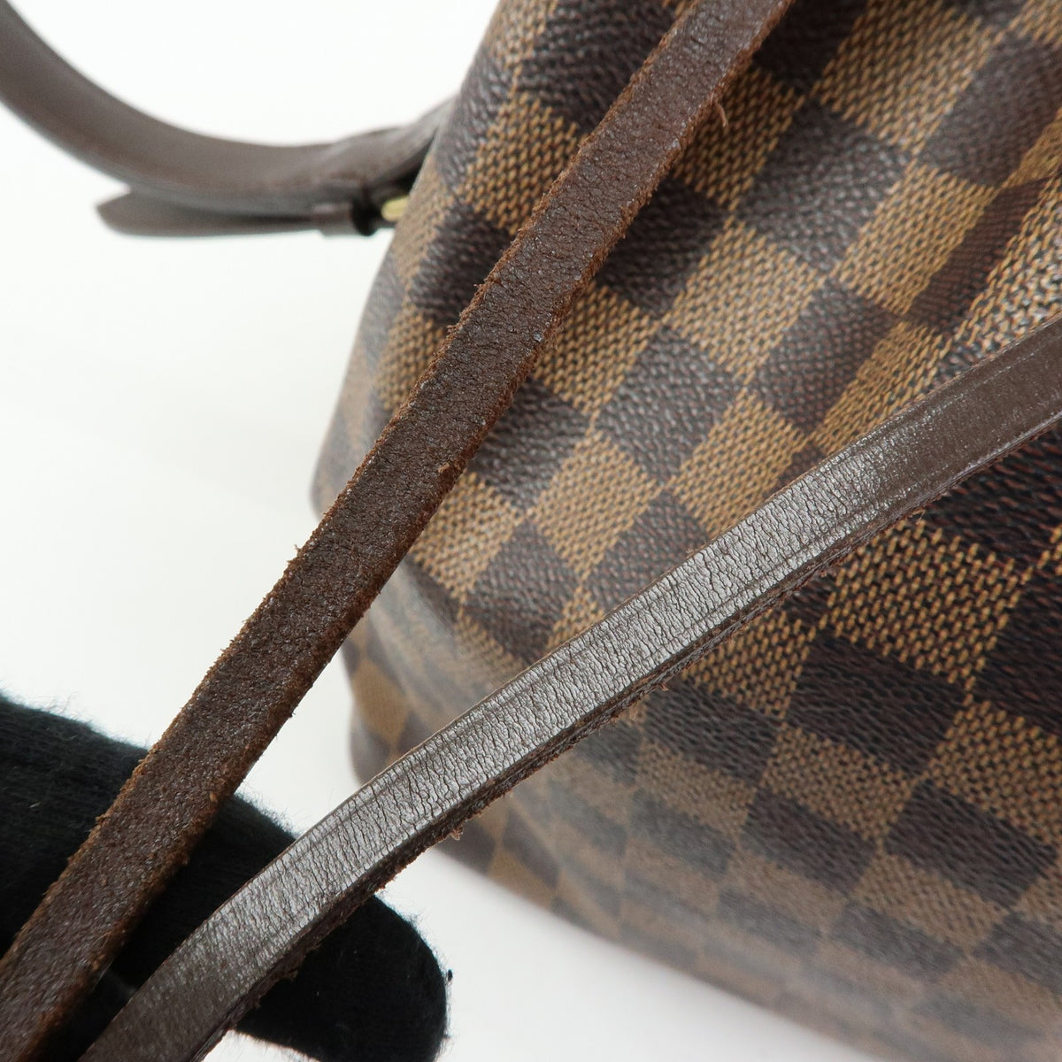 Louis Vuitton Petit Noe Shoulder Bag - Brown, Damier Canvas, Leather