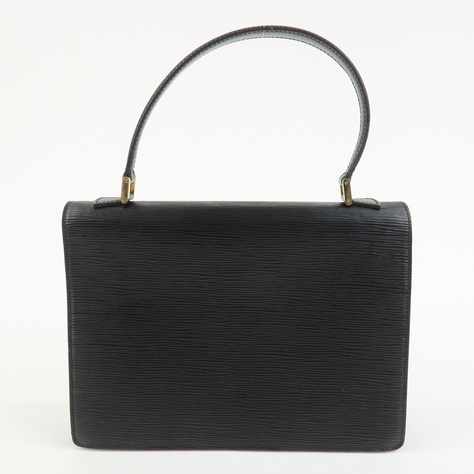 Louis Vuitton Epi Concorde Leather Hand Bag Noir Black