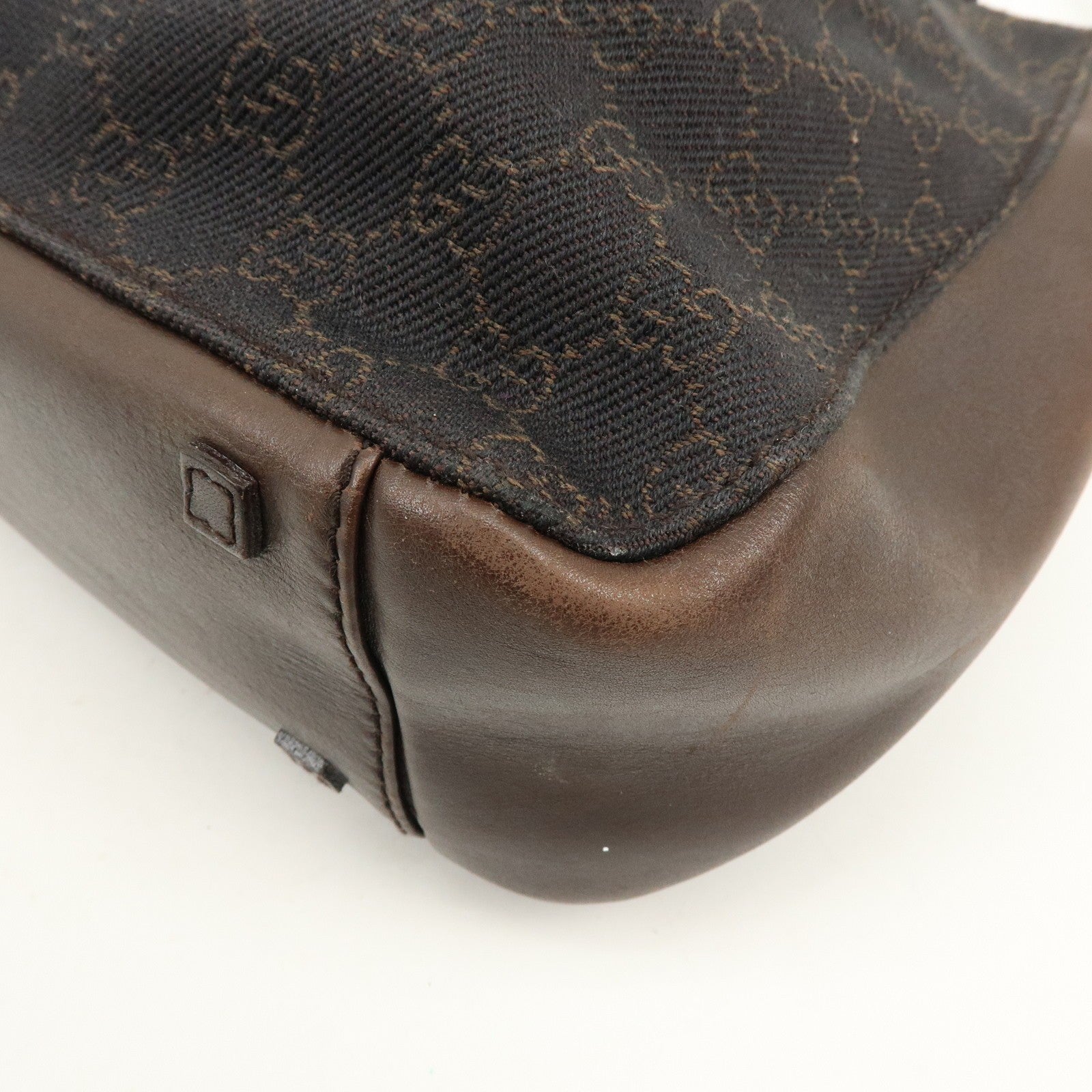 Gucci Shoulder Tote Bag - Brown, GG Canvas and Leather 