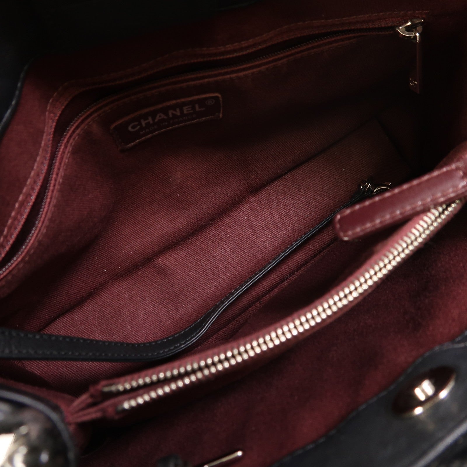 Chanel CC SHW Chain Shoulder Bag - Black, Leather