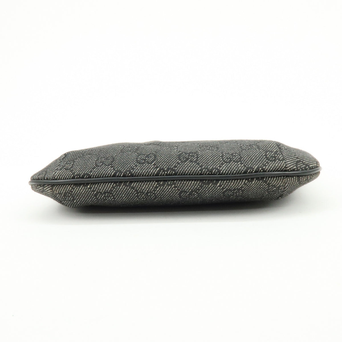 Gucci Shoulder Bag - Black, Leather and GG Denim