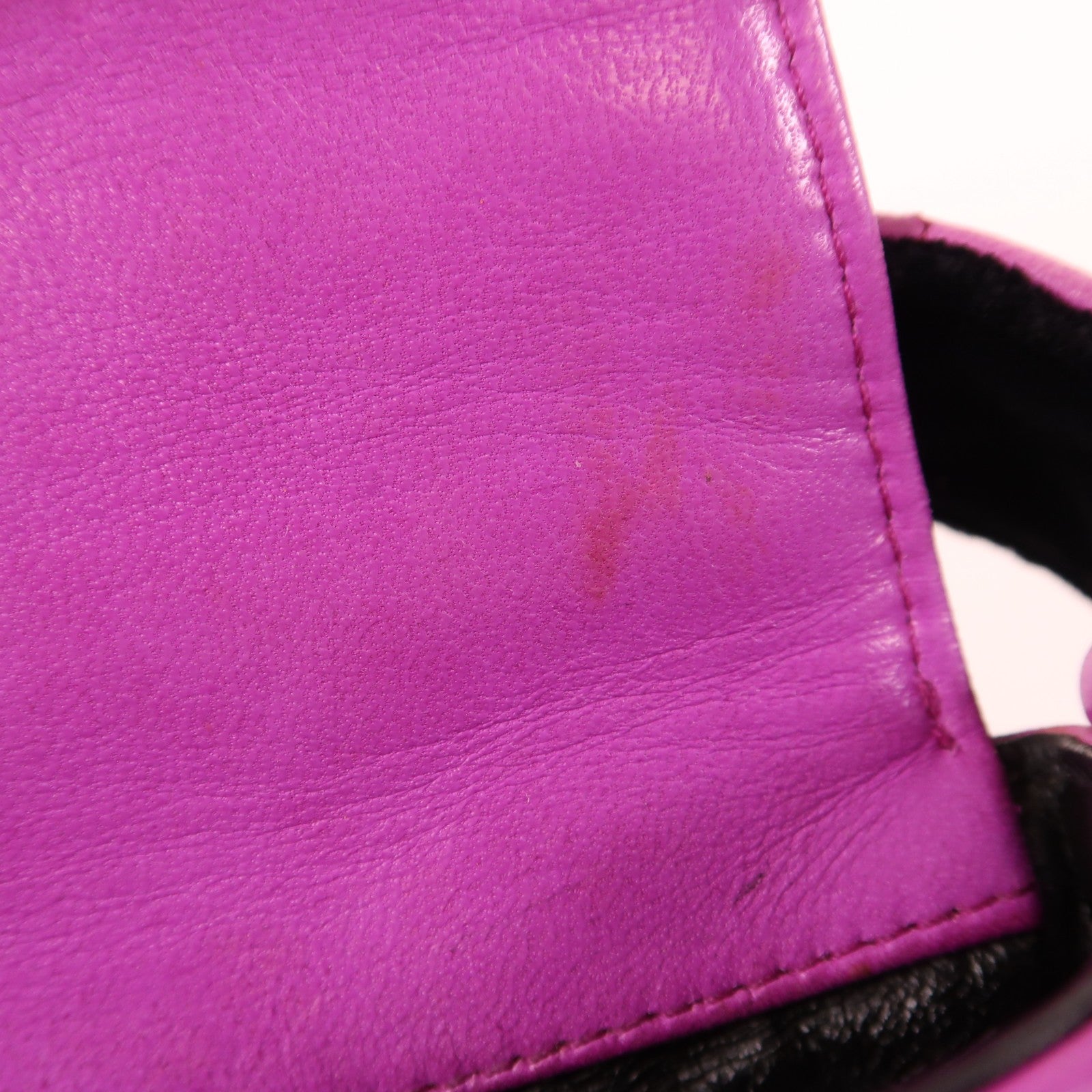 Chanel CC GHW Shoulder Bag - Purple, Calfskin Leather