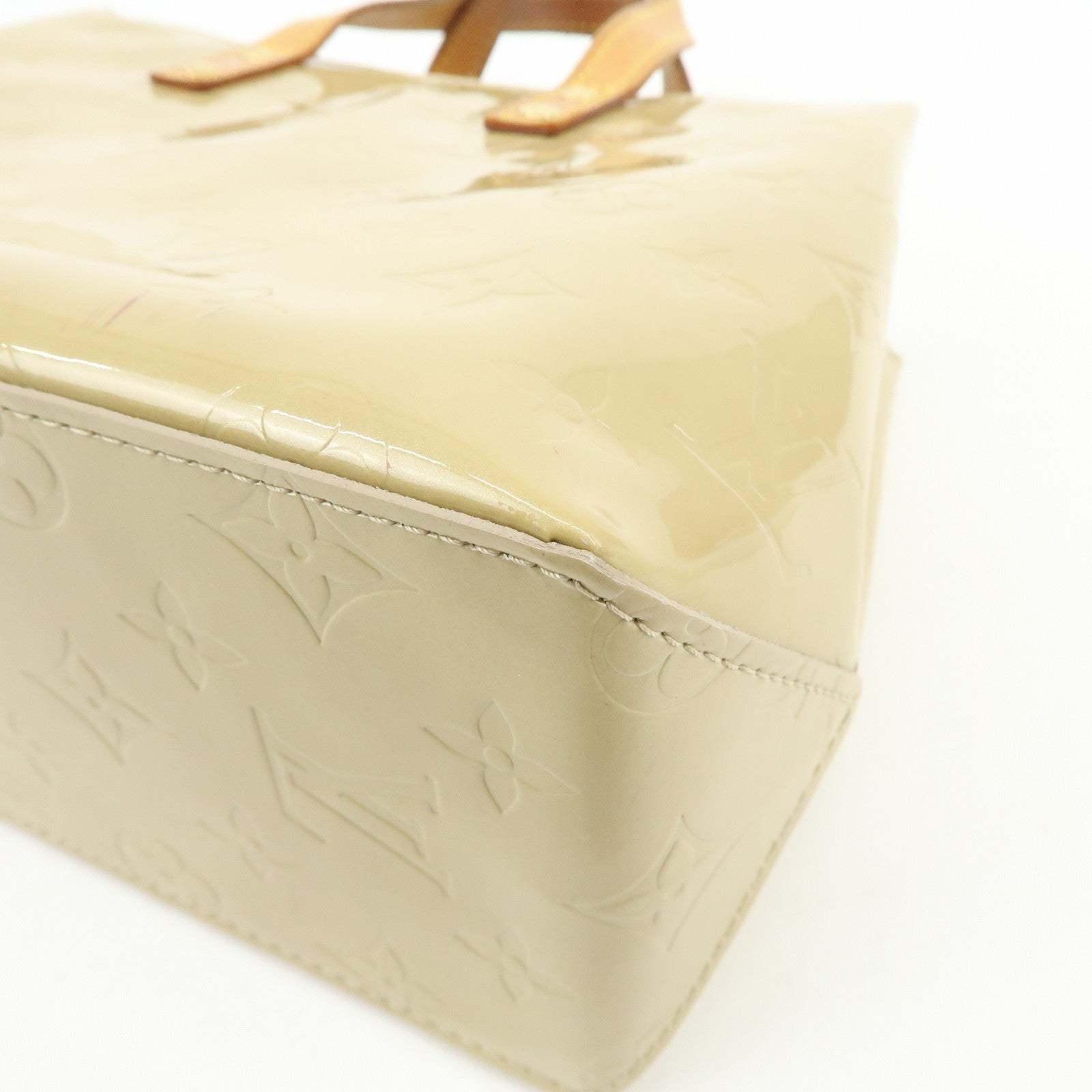 Louis Vuitton Hand Bag - Beige, Vernis Leather