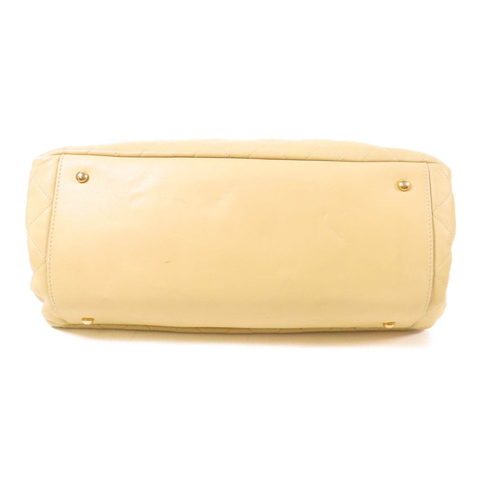 CHANEL CC GHW 2 Way Shoulder Bag - Beige, Leather