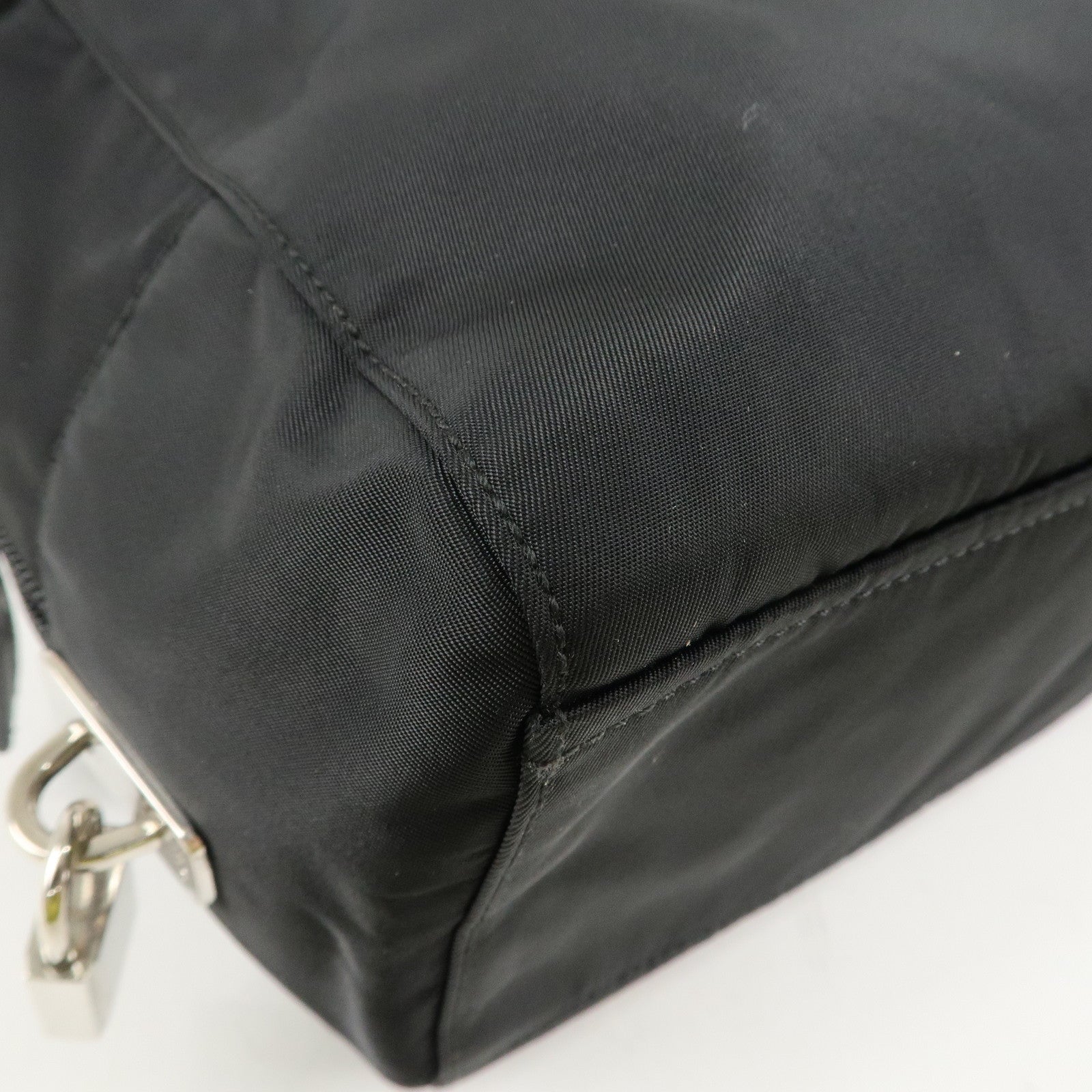 Prada Shoulder Bag - Black, Nylon/Leather