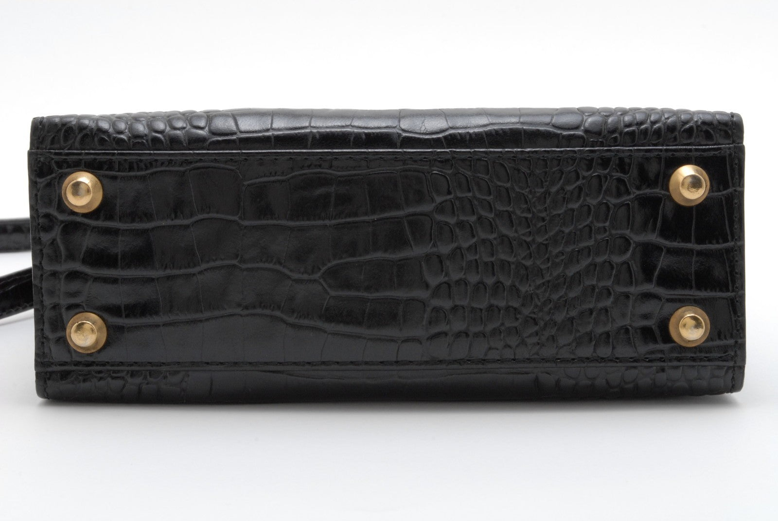 Saint Laurent Yves Saint Laurent 2Way Hand Shoulder Bag - Black, Leather