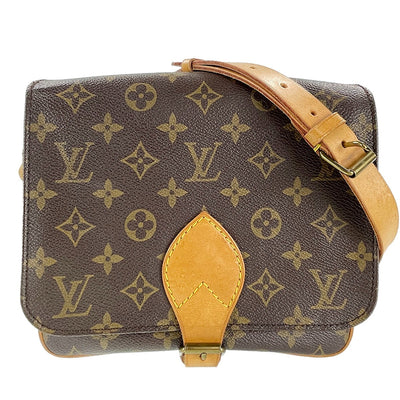 Louis Vuitton Cartouchiere MM Shoulder Bag - Brown, Leather