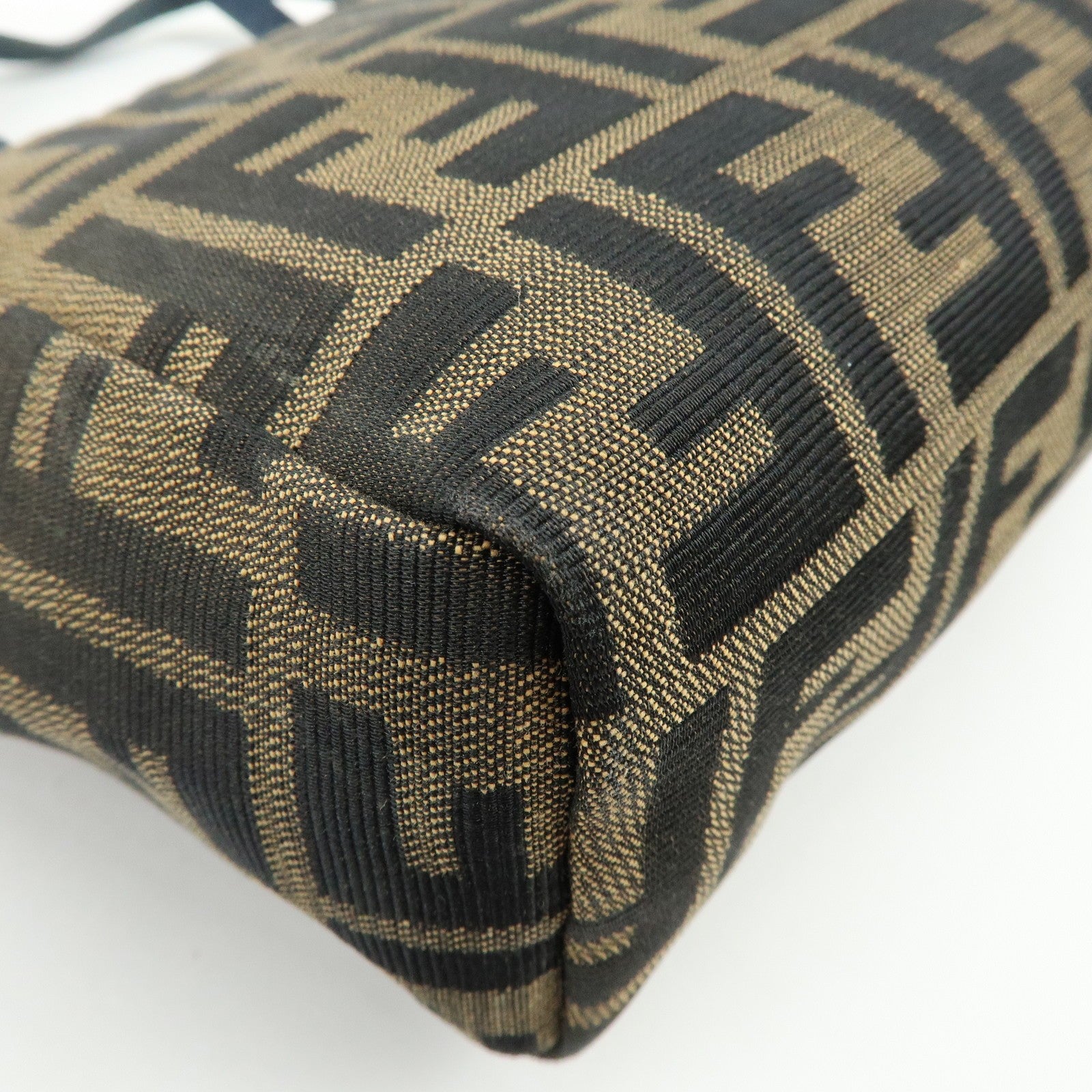 Fendi Hand Bag - Brown, Black, Navy, Canvas, Leather