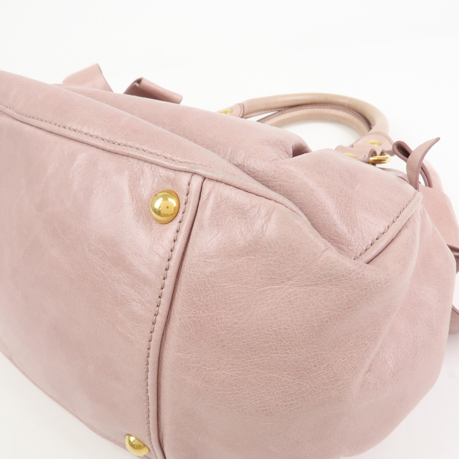 Miu Miu Hand Shoulder Bag - Pink, Leather