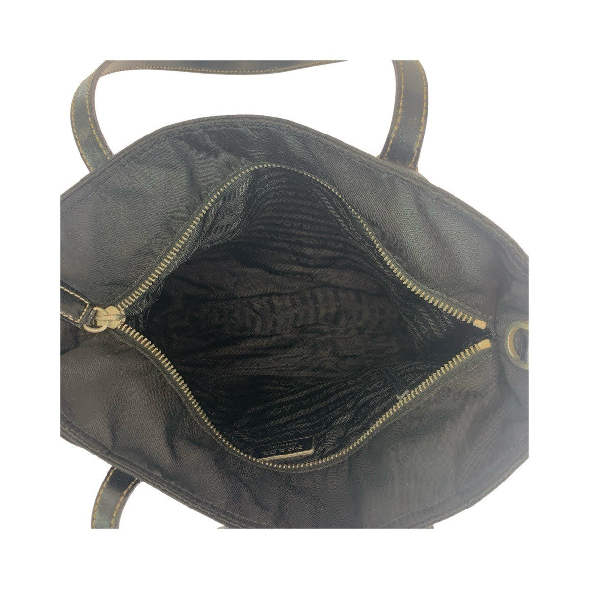 Prada Tessuto Shoulder Bag - Black, Nylon Leather