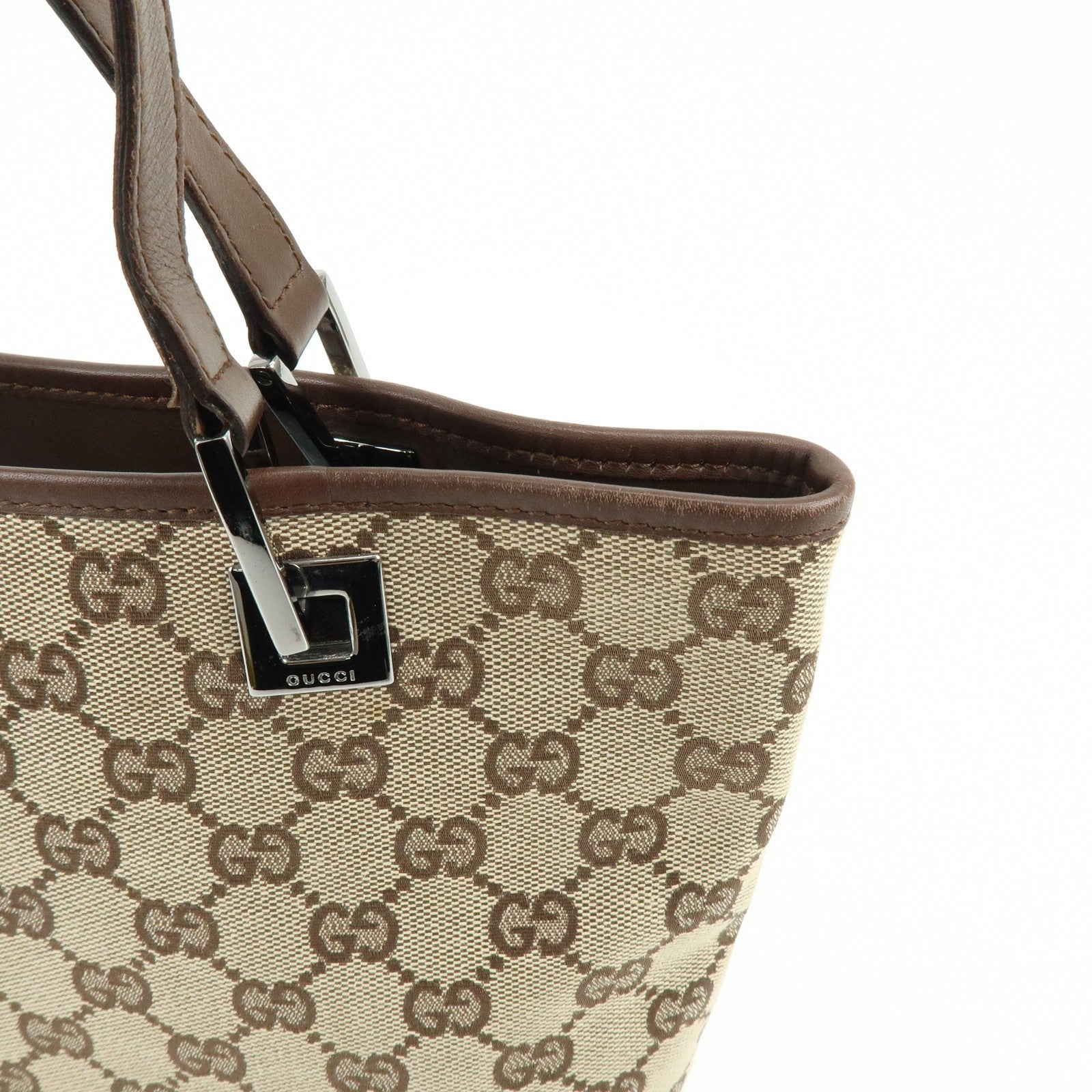 Gucci Tote Bag - Beige, GG Canvas and Leather
