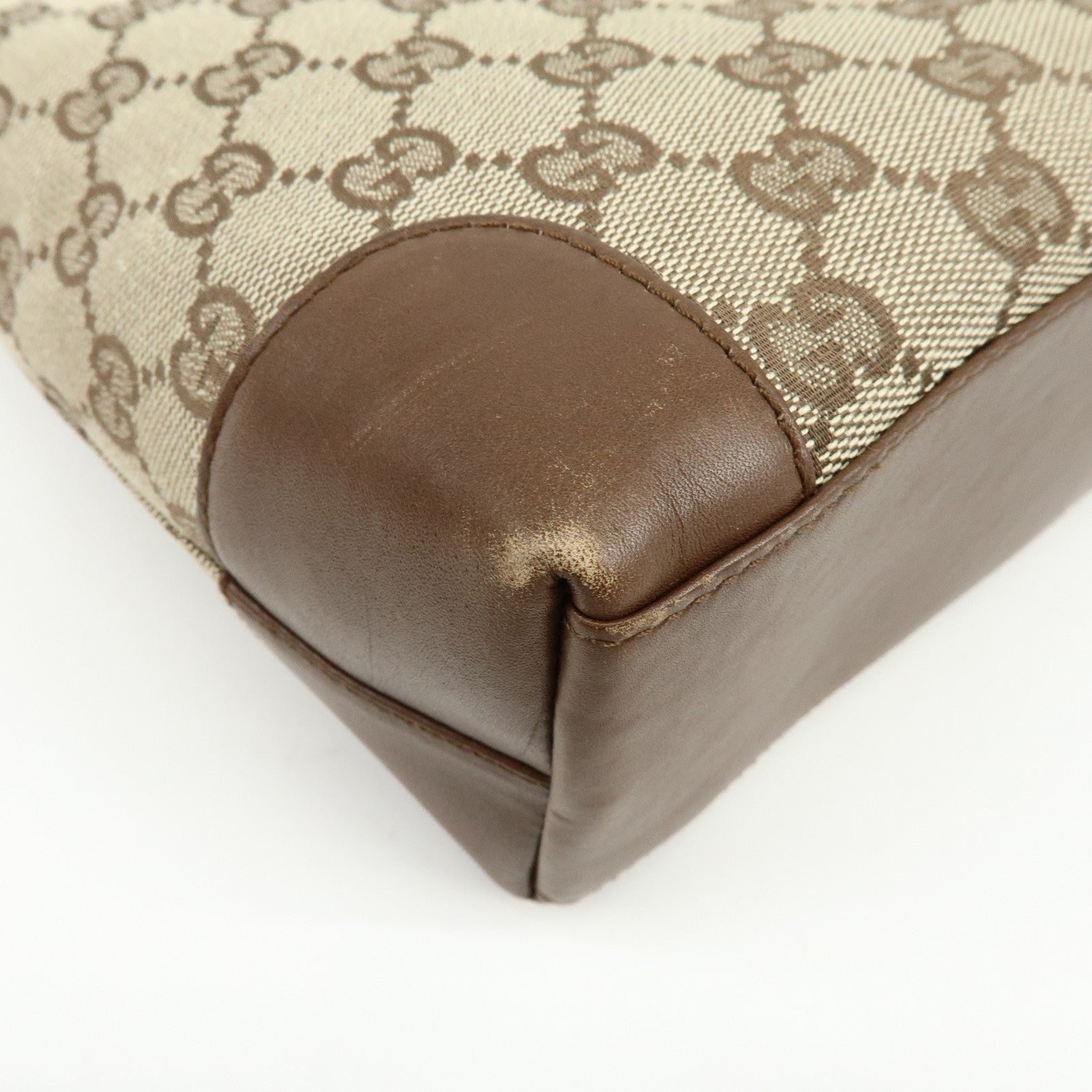 Gucci Tote Bag - Brown, GG Canvas Leather 