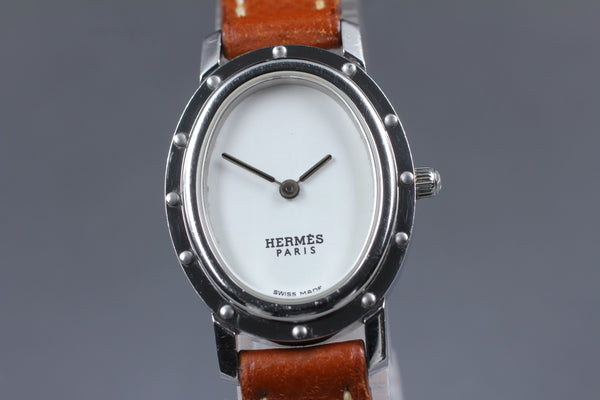 Hermès CO1.210 Watch - Silver, Stainless Steel