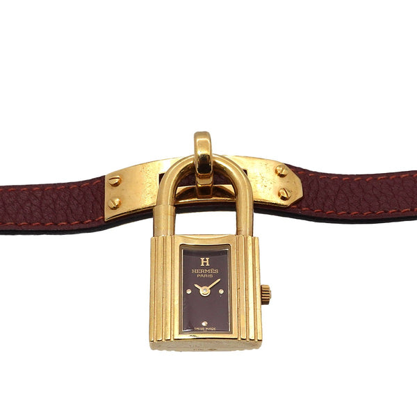 Hermès Kelly Watch - Bordeaux, Stainless Steel/Leather