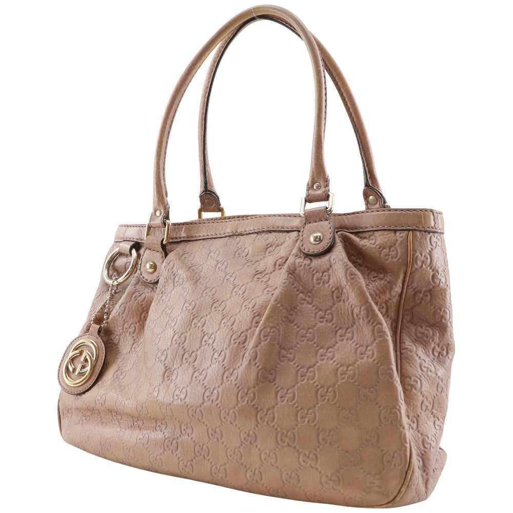 Gucci Sukey Tote Bag - Pink, Sima Leather