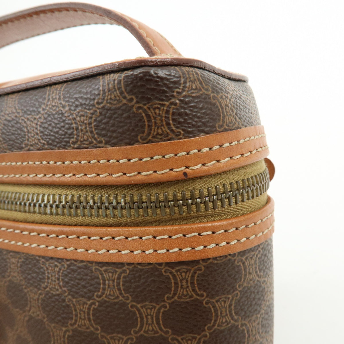 Celine Hand Bag - Brown, PVC Leather