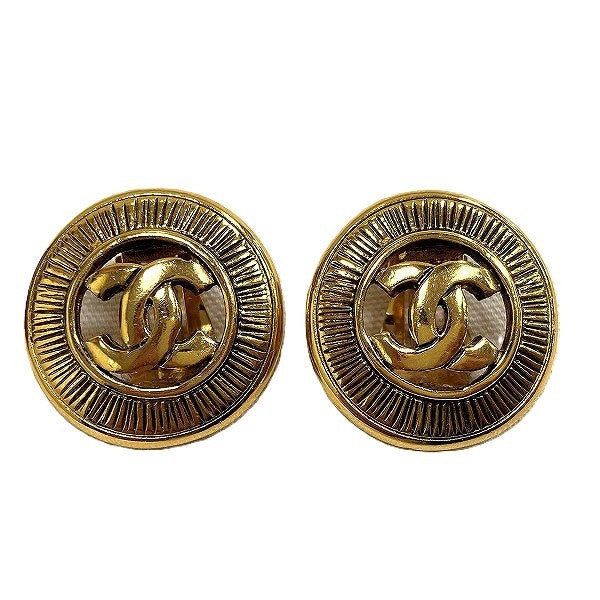 Chanel Coco Mark Earrings - Gold, GP